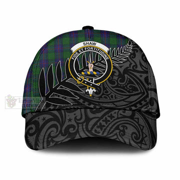 Shaw Tartan Classic Cap with New Zealand Silver Fern Half Style