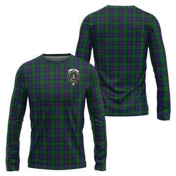 Shaw Tartan Long Sleeve T-Shirt with Family Crest