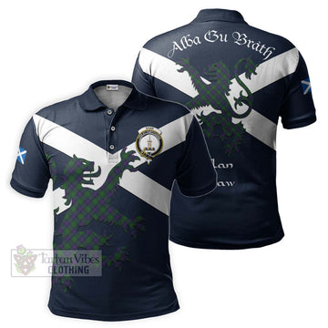 Shaw Tartan Lion Rampant Polo Shirt Proudly Display Your Heritage with Alba Gu Brath and Clan Name Kid - Tartan Vibes Clothing