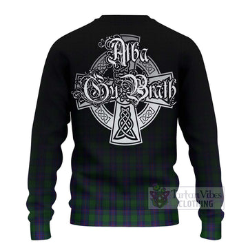 Shaw Tartan Ugly Sweater Featuring Alba Gu Brath Family Crest Celtic Inspired