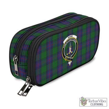 Shaw Tartan Pen and Pencil Case with Family Crest