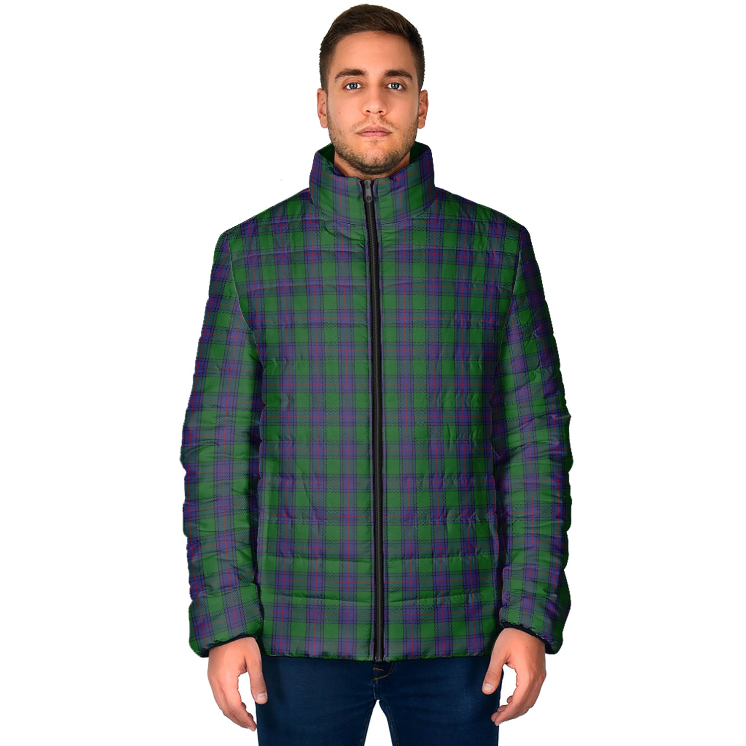 Shaw Tartan Padded Jacket - Tartan Vibes Clothing