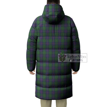 Shaw Tartan Long Down Jacket