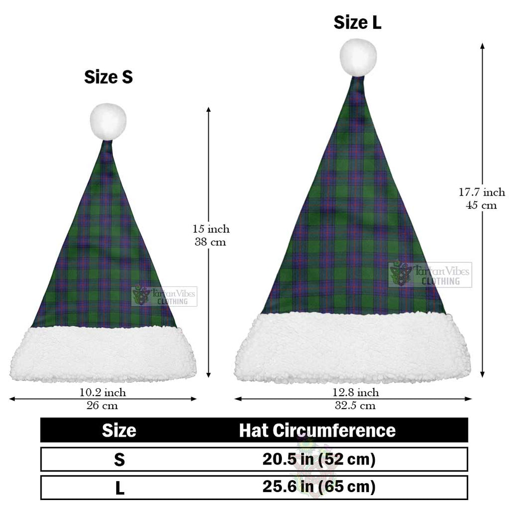 Shaw Tartan Christmas Santa Hats Christmas Hat L 25.6in (65cm) - Tartan Vibes Clothing