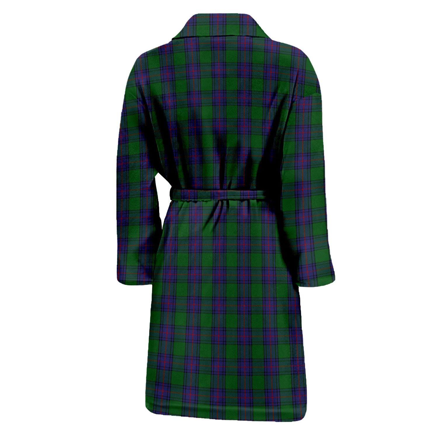 Shaw Tartan Bathrobe with Family Crest - Tartan Vibes Clothing