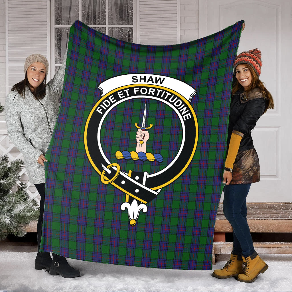 shaw-tartab-blanket-with-family-crest