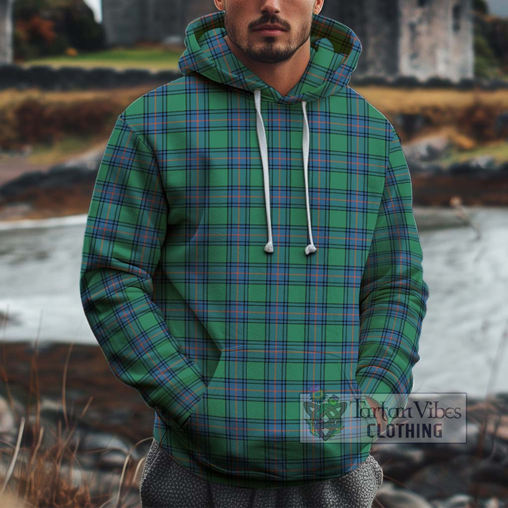 Shaw Ancient Tartan Cotton Hoodie Pullover Hoodie XS - Tartan Vibes Clothing