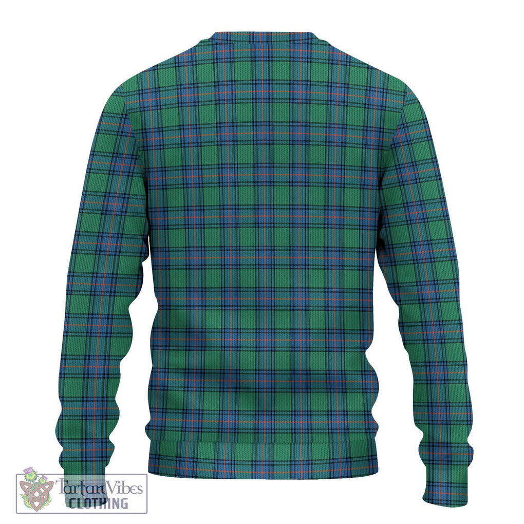 Shaw Ancient Tartan Knitted Sweater with Family Crest DNA In Me Style - Tartanvibesclothing Shop