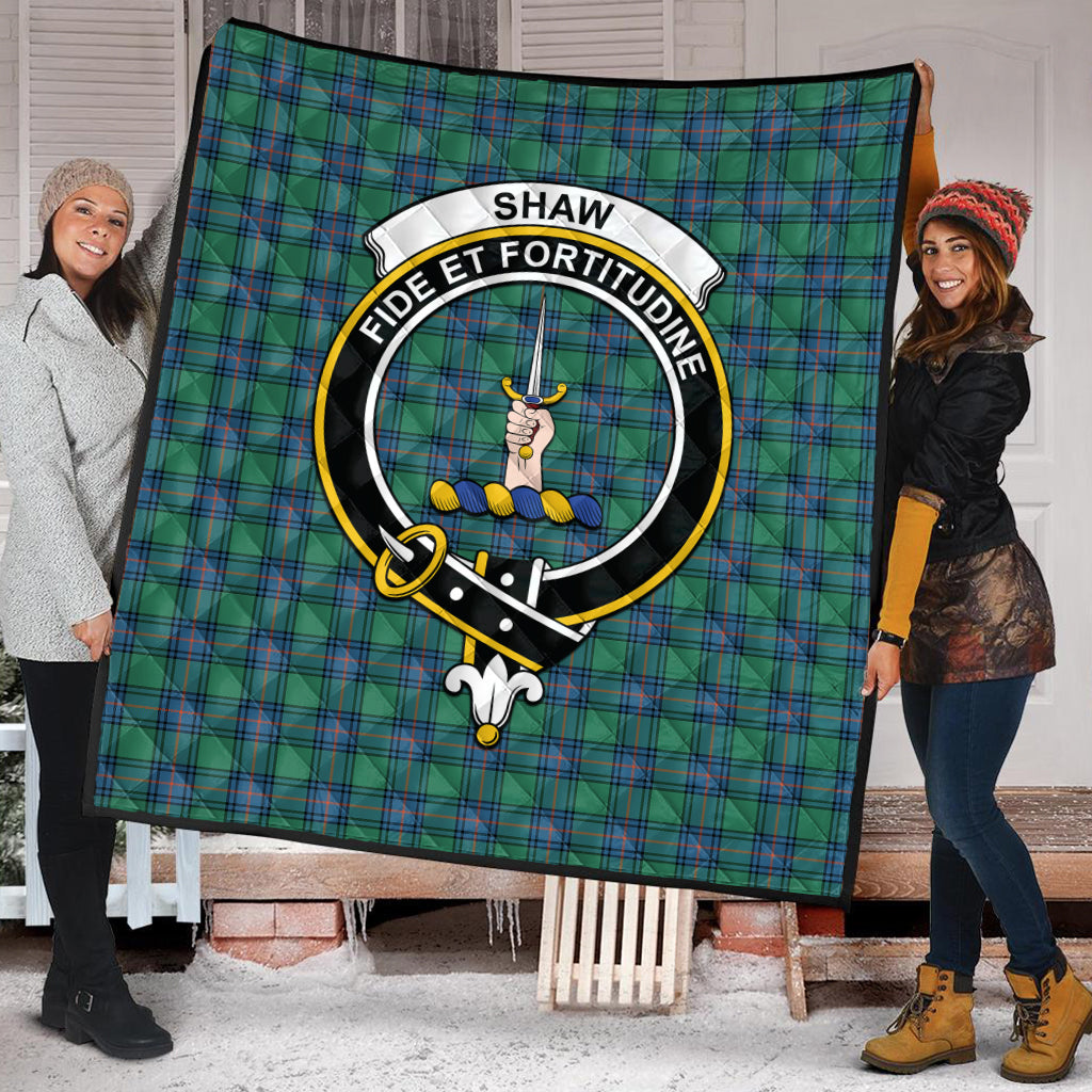 shaw-ancient-tartan-quilt-with-family-crest