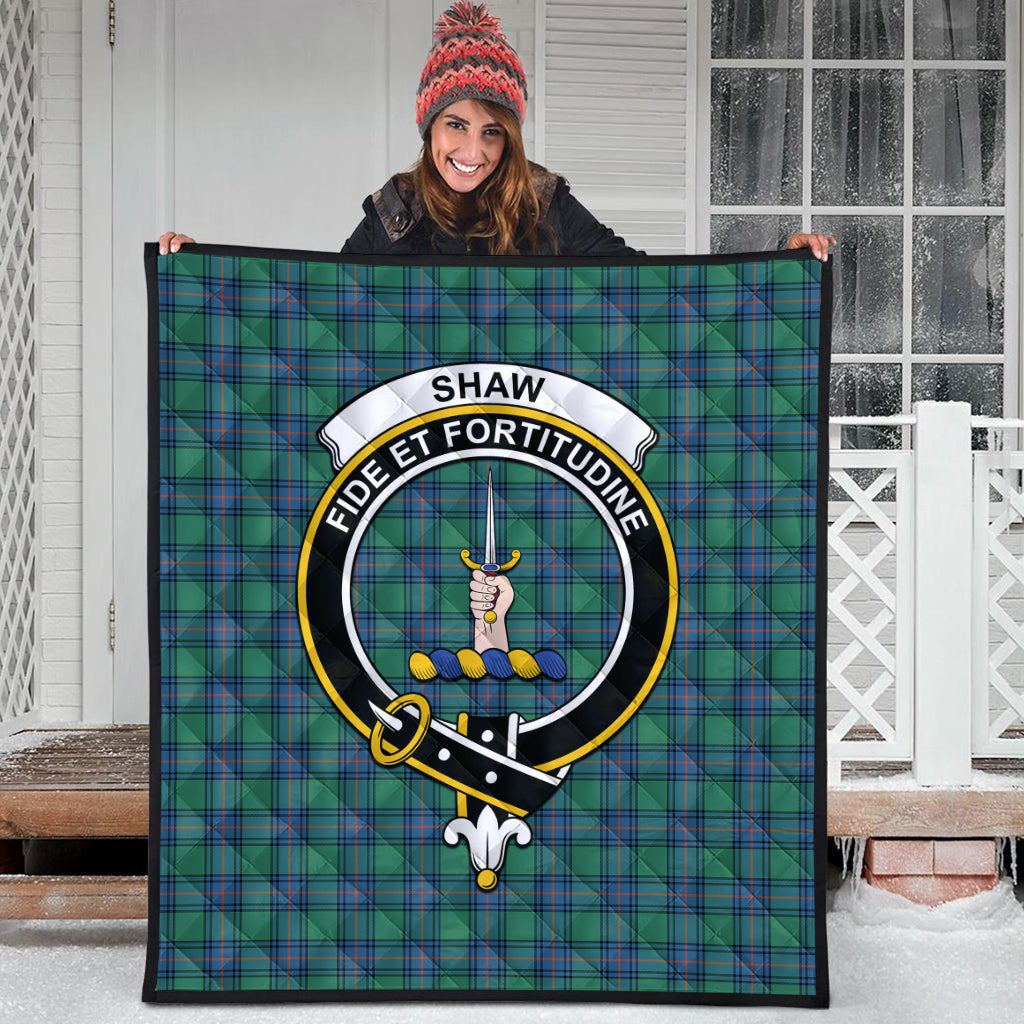 shaw-ancient-tartan-quilt-with-family-crest