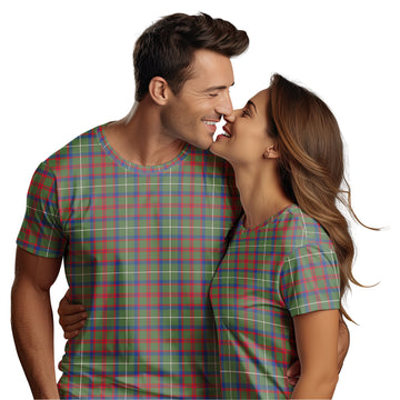 Shaw Green Modern Tartan T-Shirt