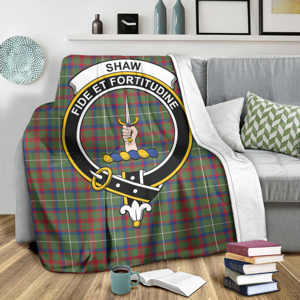 shaw-green-modern-tartab-blanket-with-family-crest