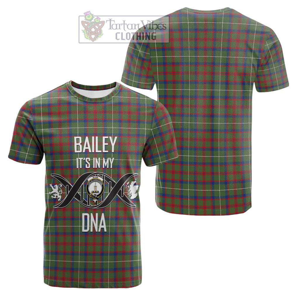 Tartan Vibes Clothing Shaw Green Modern Tartan Cotton T-shirt with Family Crest DNA In Me Style