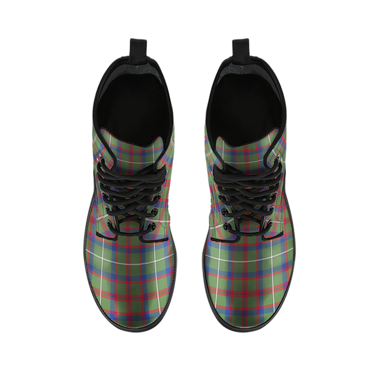 shaw-green-modern-tartan-leather-boots