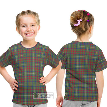 Shaw Green Modern Tartan Kid T-Shirt