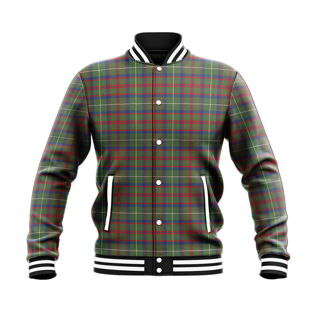 Shaw Green Modern Tartan Baseball Jacket - Tartan Vibes Clothing