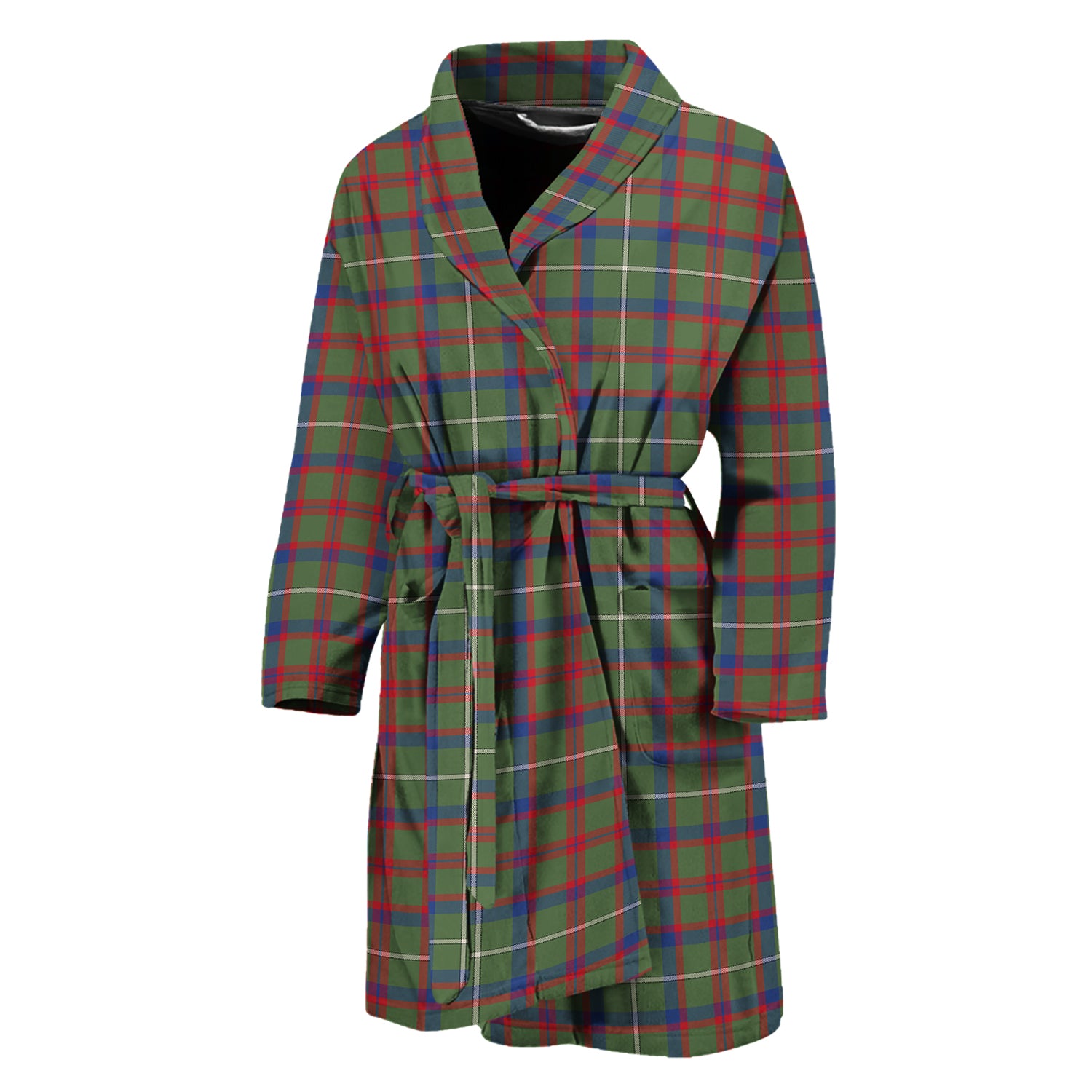 Shaw Green Modern Tartan Bathrobe - Tartan Vibes Clothing