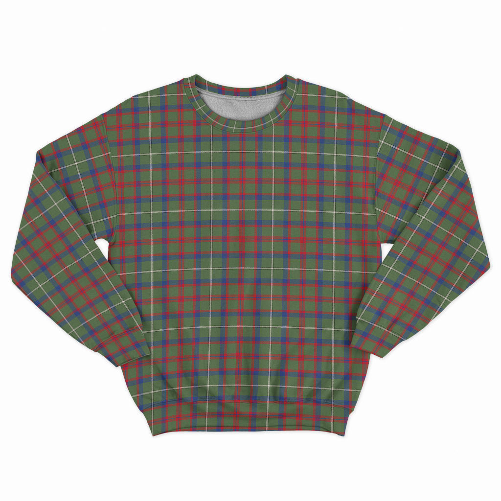 Shaw Green Modern Tartan Sweatshirt - Tartan Vibes Clothing