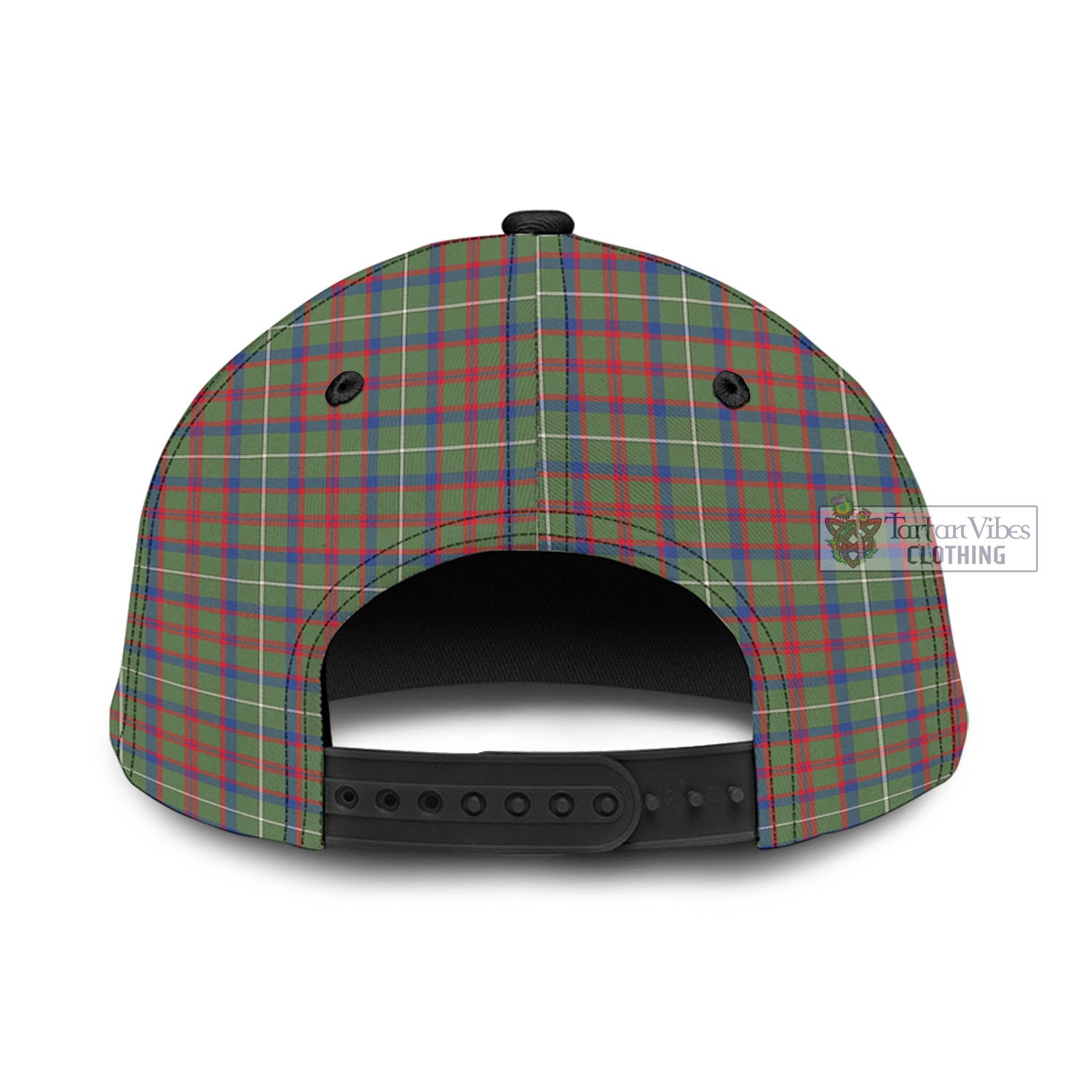 Tartan Vibes Clothing Shaw Green Modern Tartan Classic Cap with Family Crest In Me Style