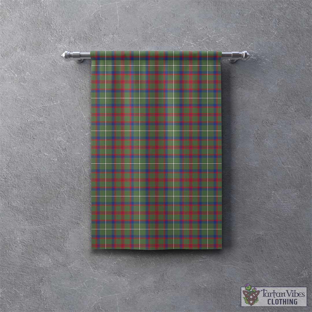 Tartan Vibes Clothing Shaw Green Modern Tartan Gonfalon, Tartan Banner