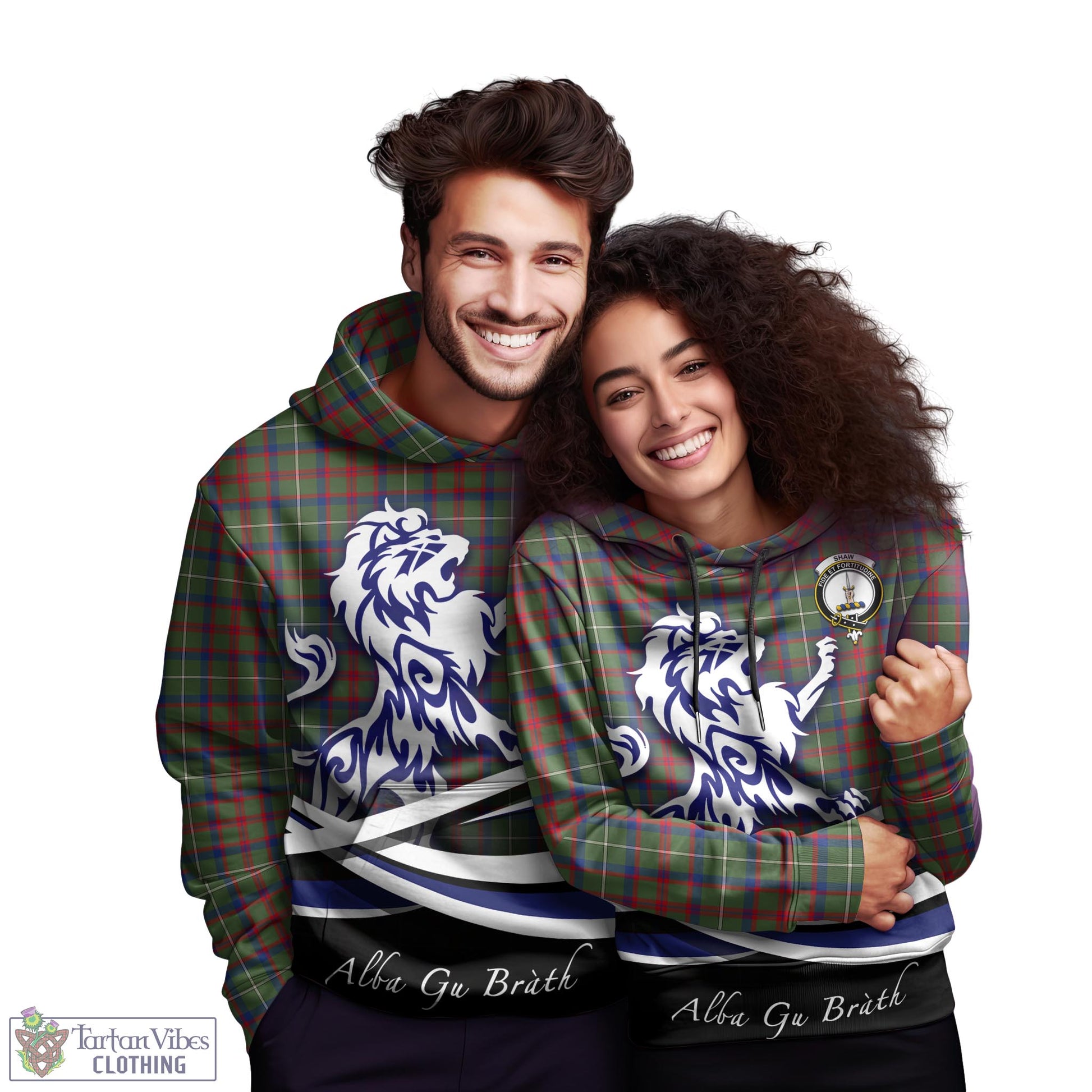 shaw-green-modern-tartan-hoodie-with-alba-gu-brath-regal-lion-emblem