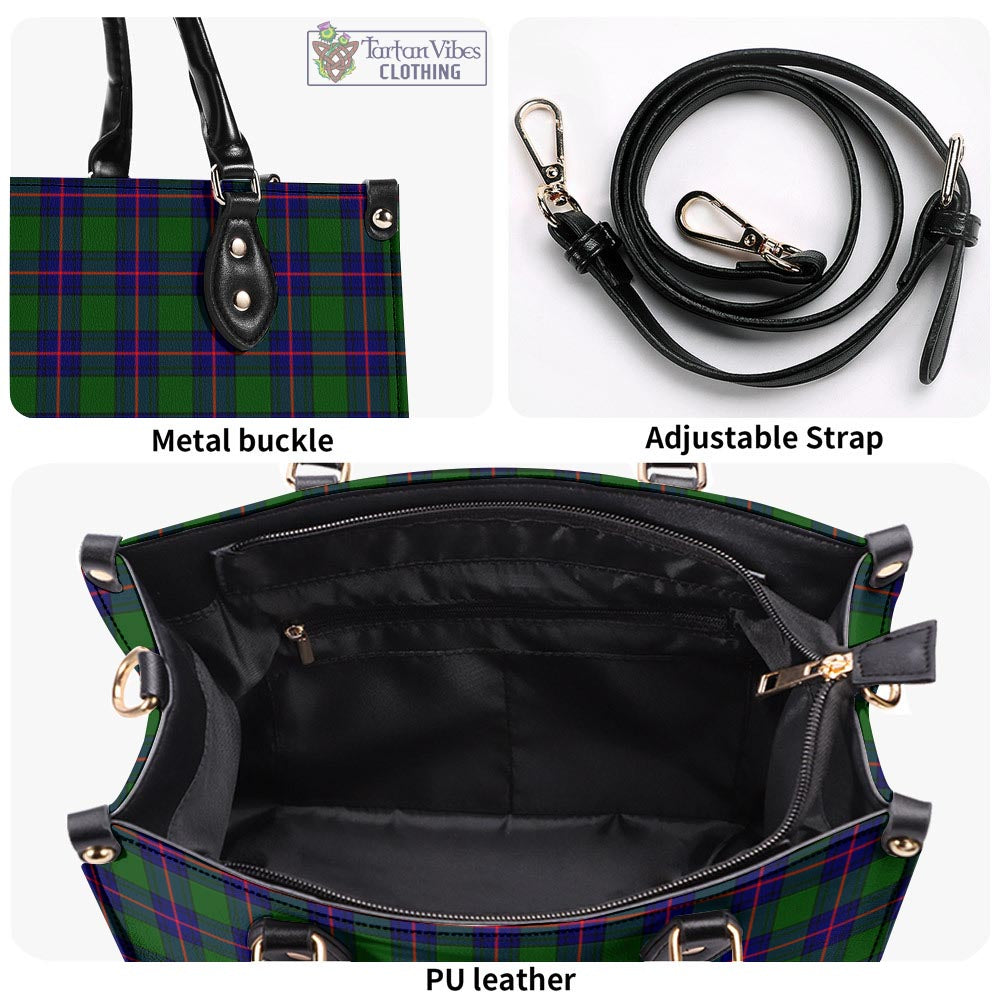 Tartan Vibes Clothing Shaw Modern Tartan Luxury Leather Handbags