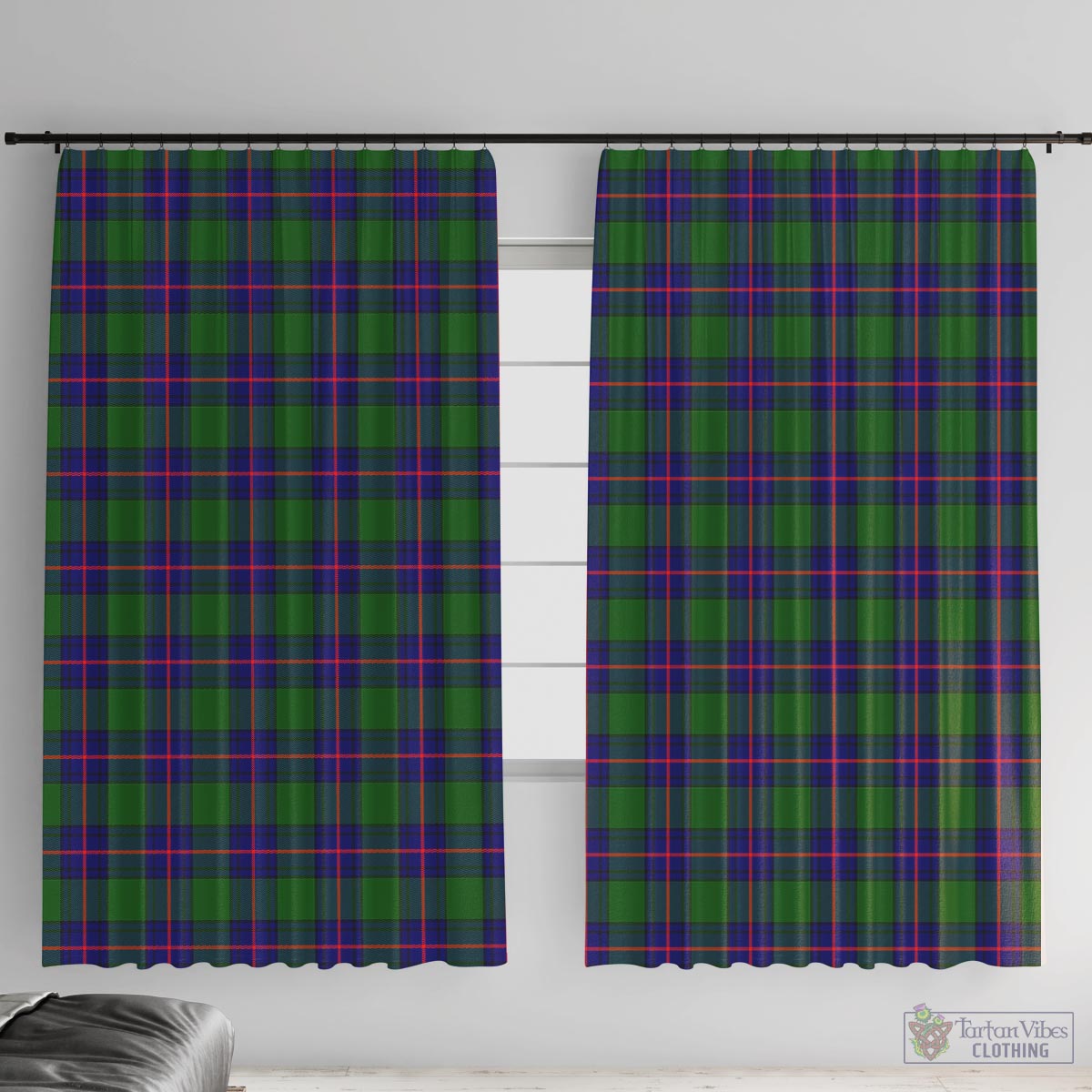 Shaw Modern Tartan Window Curtain