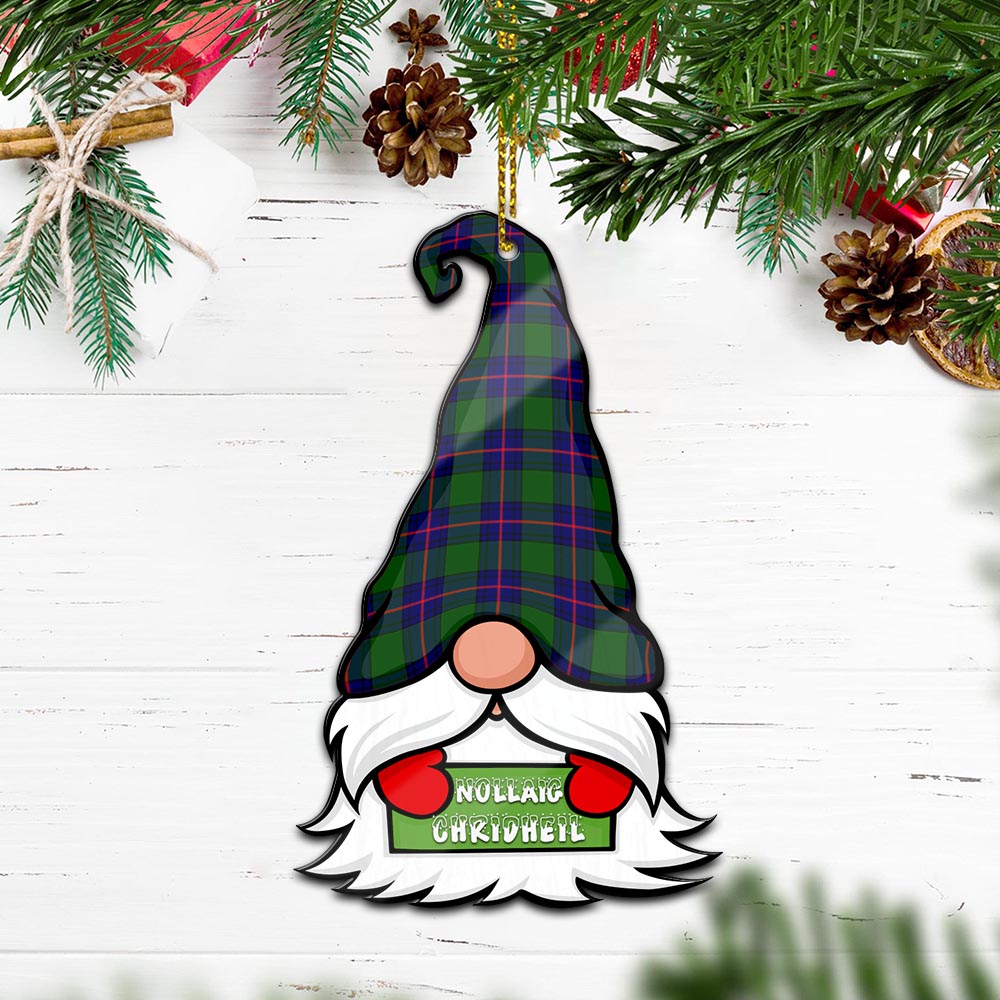 Shaw Modern Gnome Christmas Ornament with His Tartan Christmas Hat - Tartan Vibes Clothing