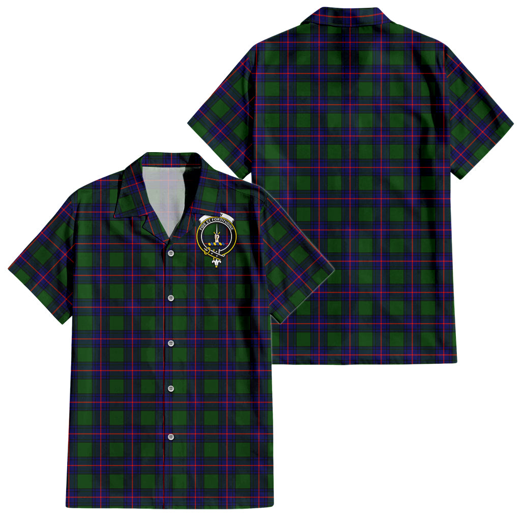 shaw-modern-tartan-short-sleeve-button-down-shirt-with-family-crest