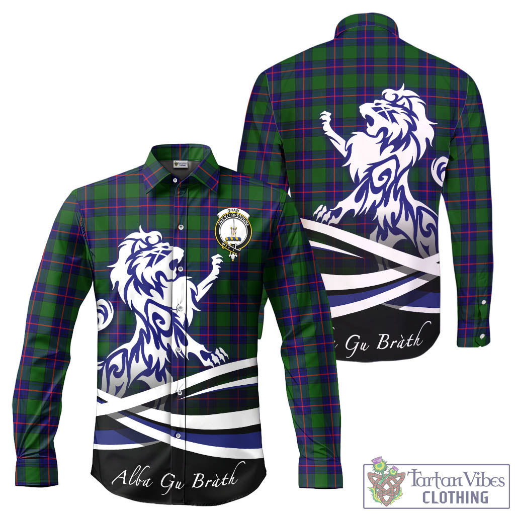 shaw-modern-tartan-long-sleeve-button-up-shirt-with-alba-gu-brath-regal-lion-emblem