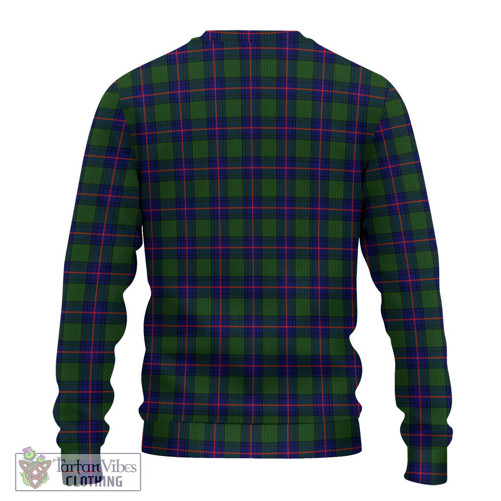 Shaw Modern Tartan Knitted Sweater with Family Crest DNA In Me Style - Tartanvibesclothing Shop