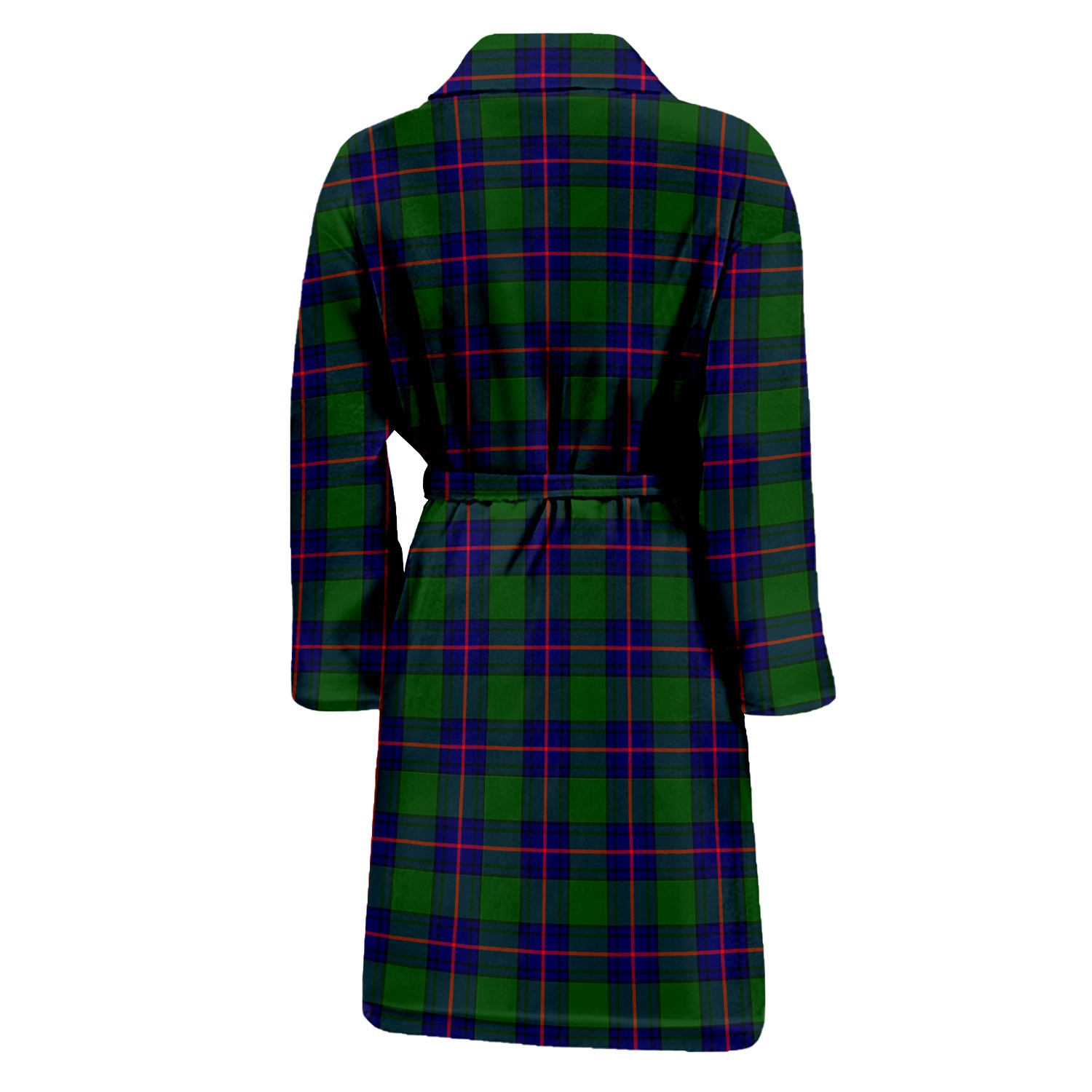 Shaw Modern Tartan Bathrobe with Family Crest - Tartan Vibes Clothing