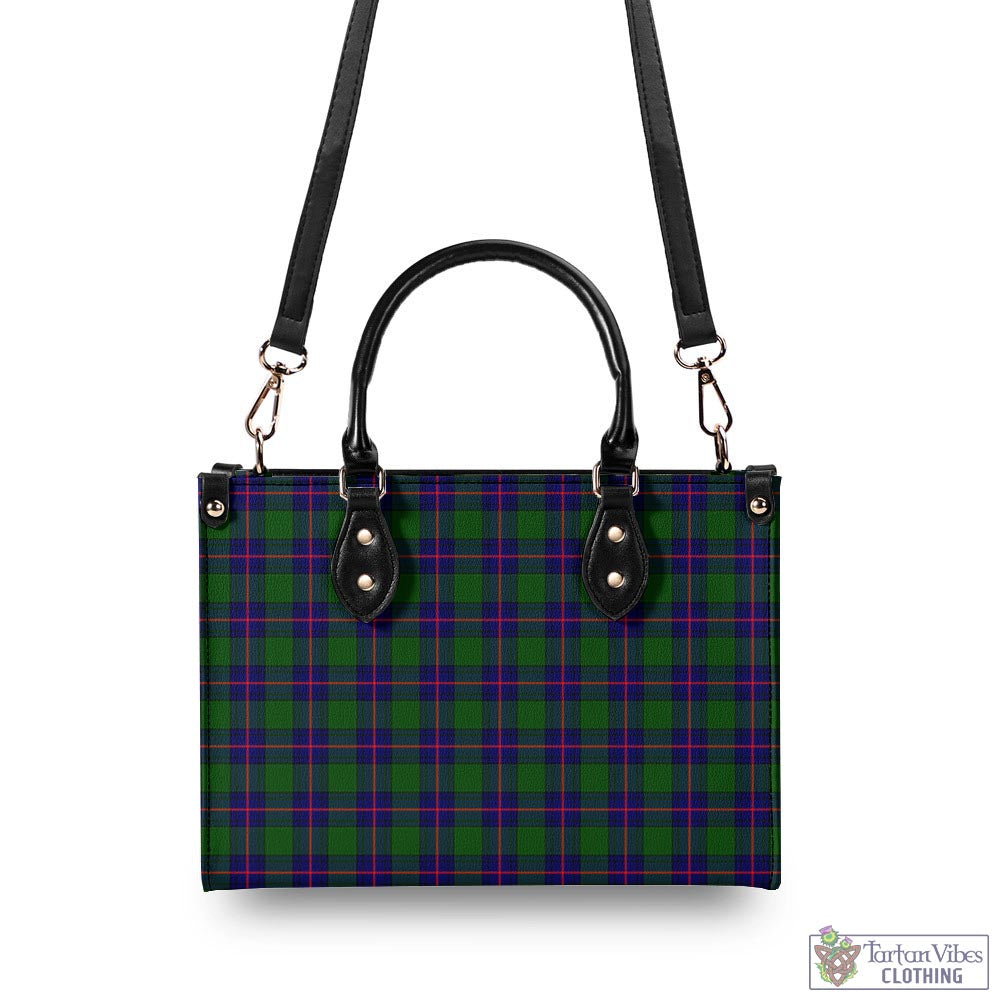 Tartan Vibes Clothing Shaw Modern Tartan Luxury Leather Handbags