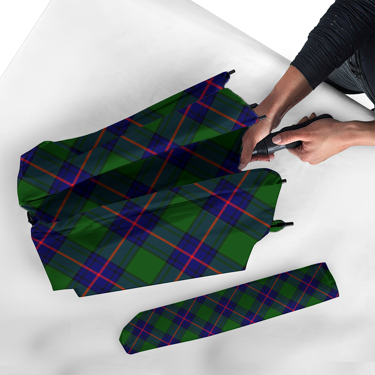 Shaw Modern Tartan Umbrella - Tartanvibesclothing