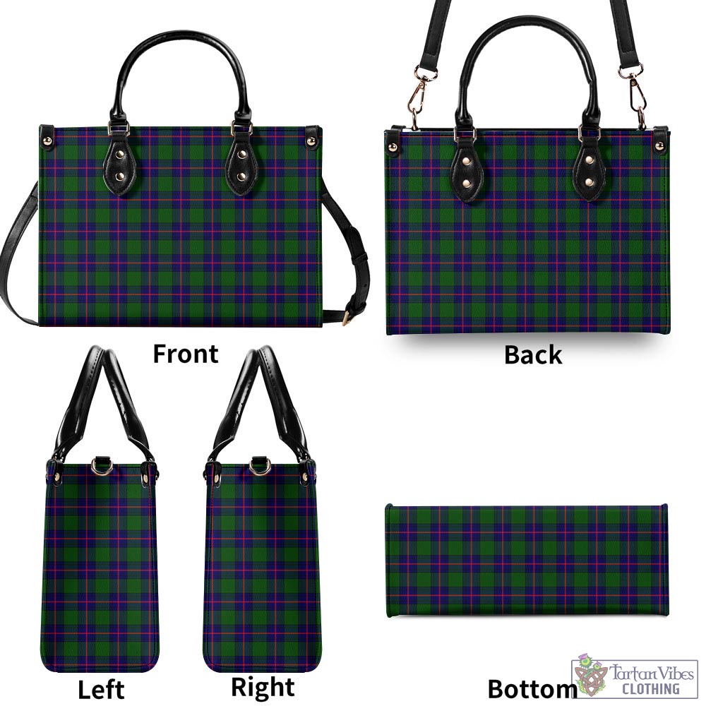 Tartan Vibes Clothing Shaw Modern Tartan Luxury Leather Handbags