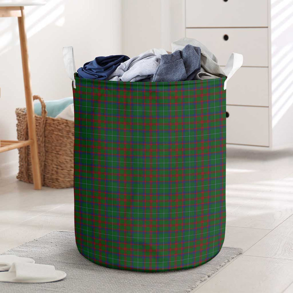 Shaw of Tordarroch Green Hunting Tartan Laundry Basket One Size - Tartanvibesclothing Shop