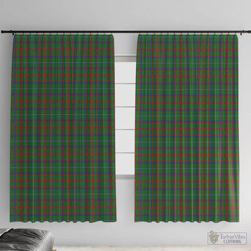 Shaw of Tordarroch Green Hunting Tartan Window Curtain