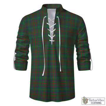 Shaw of Tordarroch Green Hunting Tartan Men's Scottish Traditional Jacobite Ghillie Kilt Shirt