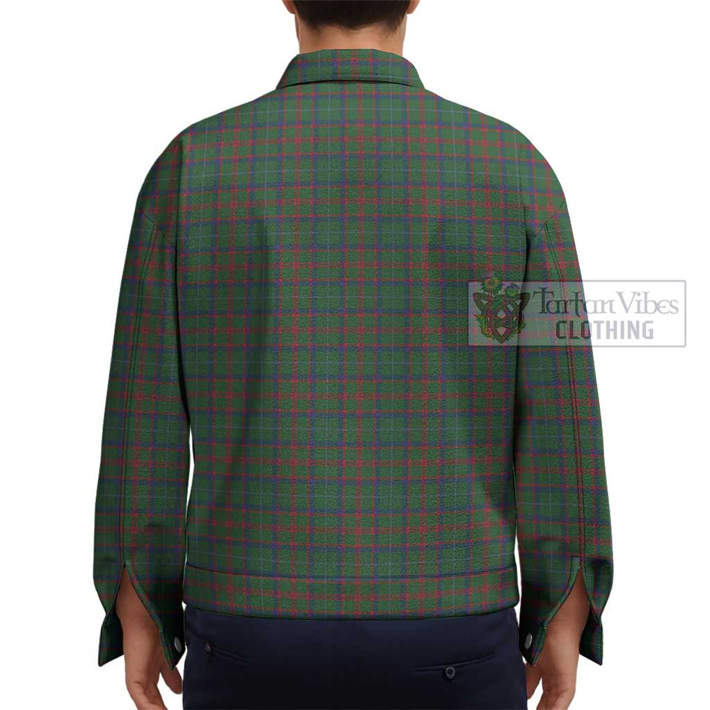 Shaw of Tordarroch Green Hunting Tartan Unisex Lapel Cotton Jacket - Tartan Vibes Clothing