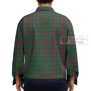 Shaw of Tordarroch Green Hunting Tartan Unisex Lapel Cotton Jacket