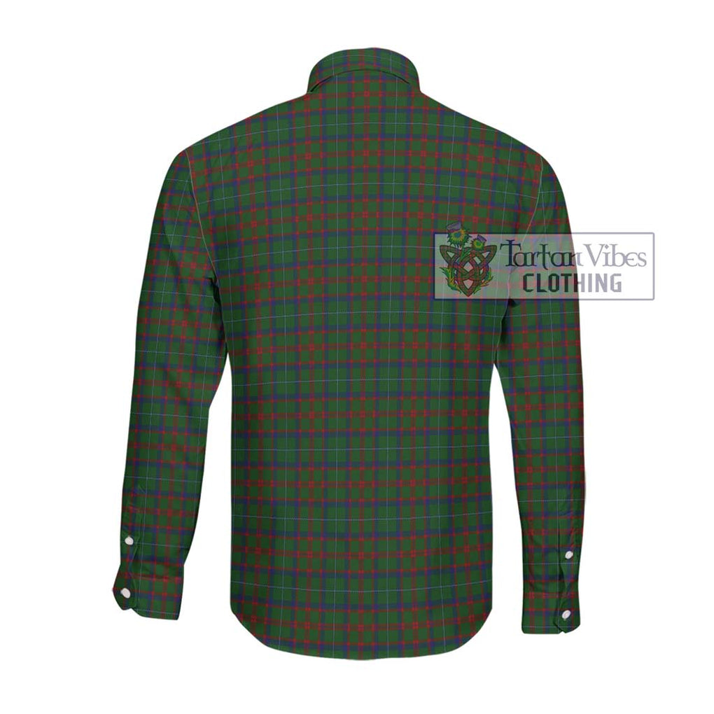 Shaw of Tordarroch Green Hunting Tartan Long Sleeve Button Shirt with Family Crest DNA In Me Style - Tartanvibesclothing Shop