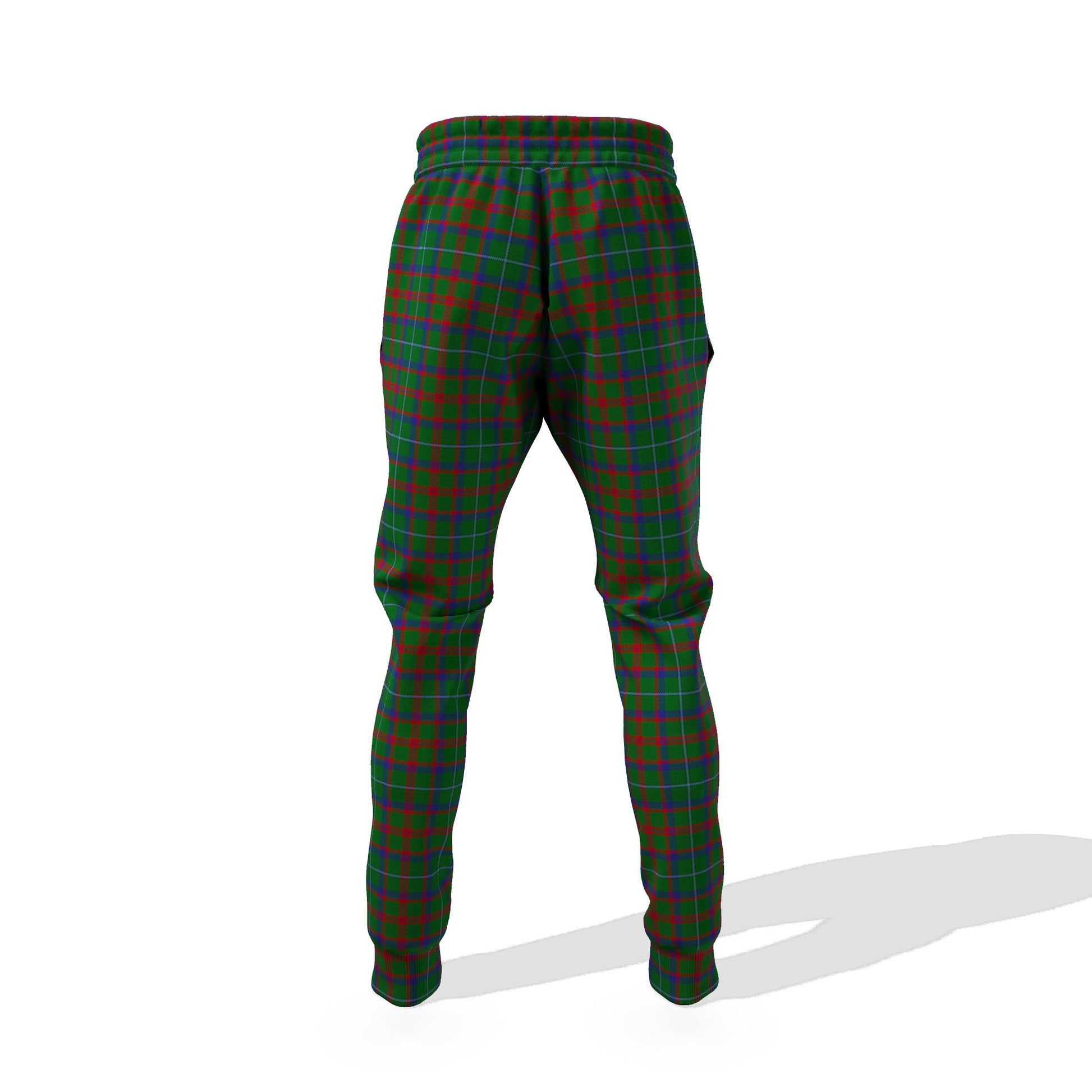 Shaw of Tordarroch Green Hunting Tartan Joggers Pants with Family Crest 6XL - Tartan Vibes Clothing