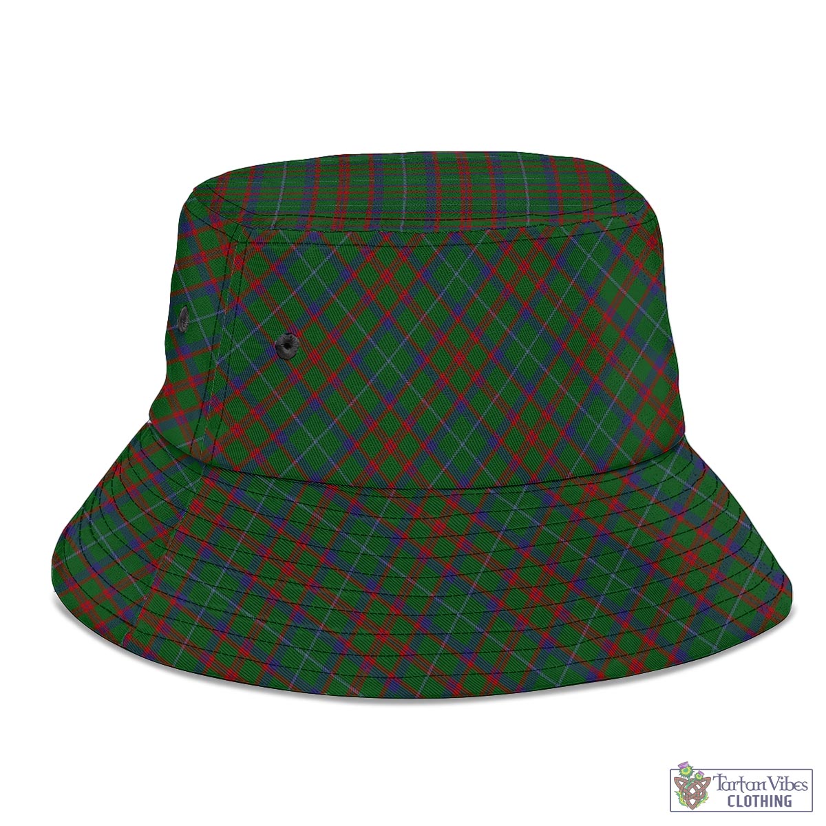 Tartan Vibes Clothing Shaw of Tordarroch Green Hunting Tartan Bucket Hat