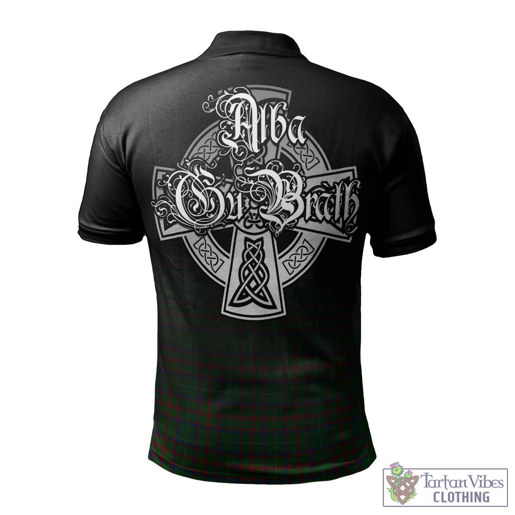 Tartan Vibes Clothing Shaw of Tordarroch Green Hunting Tartan Polo Shirt Featuring Alba Gu Brath Family Crest Celtic Inspired