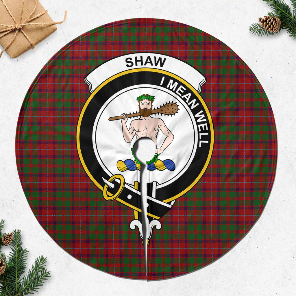 shaw-of-tordarroch-red-dress-tartan-christmas-tree-skirt-with-family-crest