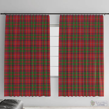 Shaw of Tordarroch Red Dress Tartan Window Curtain