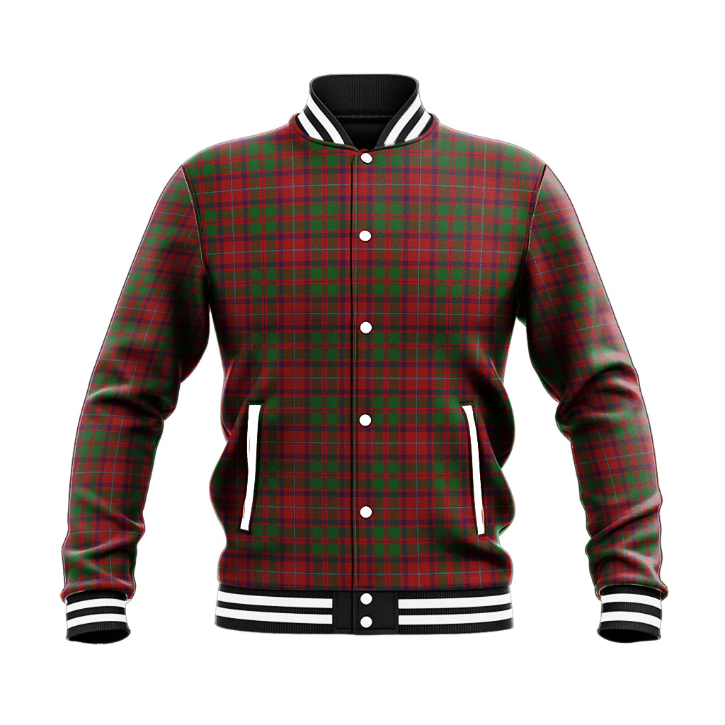 Shaw of Tordarroch Red Dress Tartan Baseball Jacket - Tartan Vibes Clothing