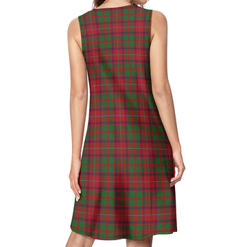 Shaw of Tordarroch Red Dress Tartan Womens Casual Dresses