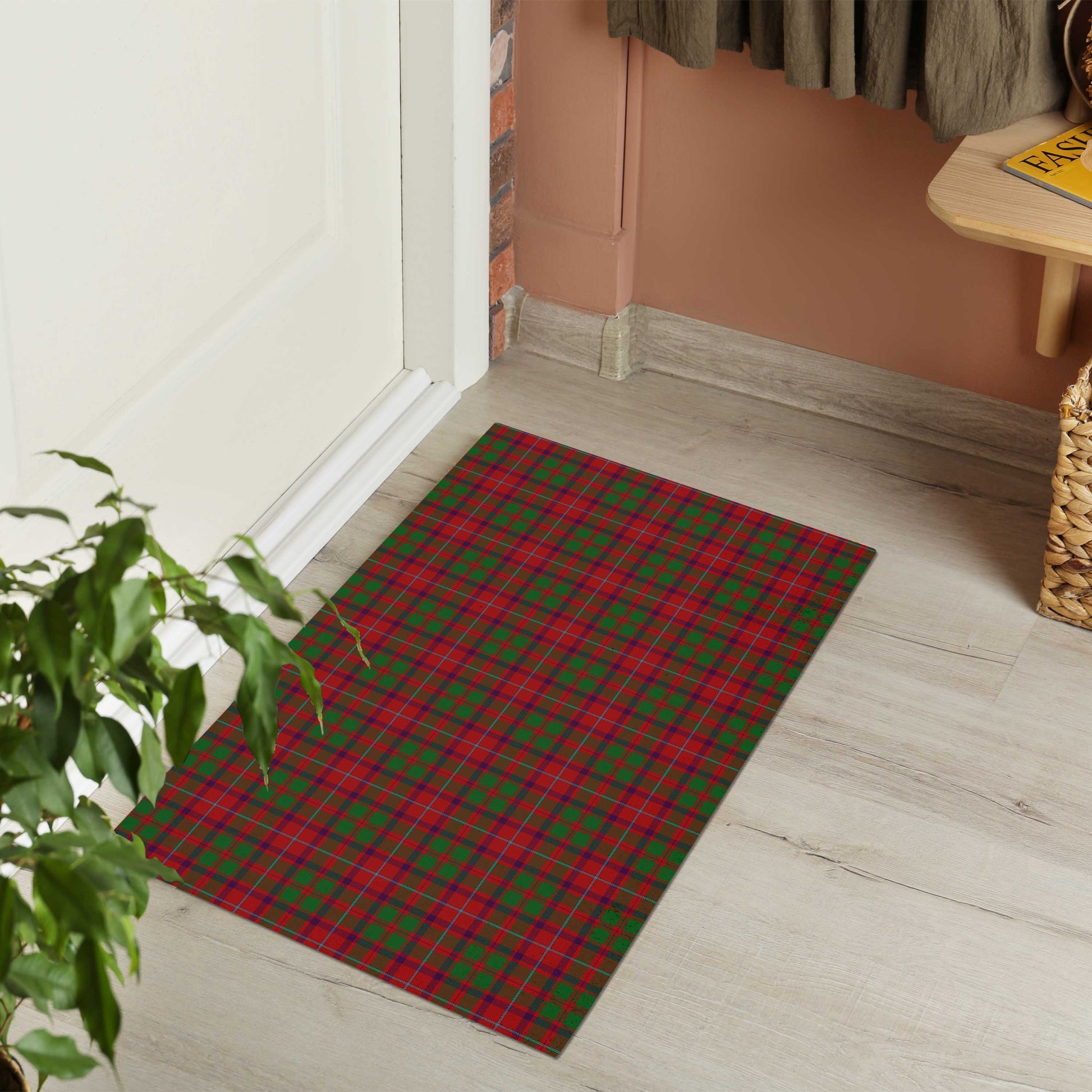 Shaw of Tordarroch Red Dress Tartan Door Mat - Tartanvibesclothing Shop