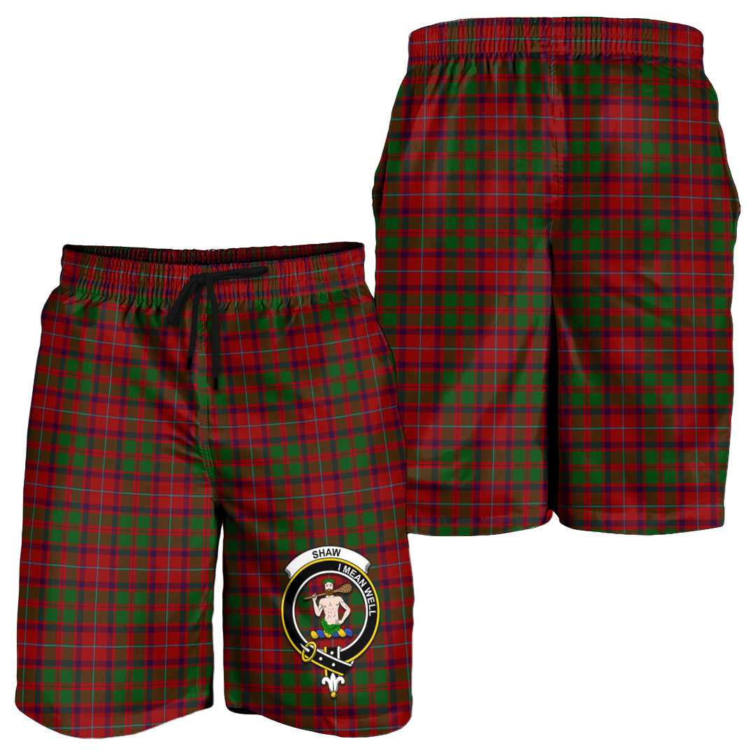 shaw-of-tordarroch-red-dress-tartan-mens-shorts-with-family-crest